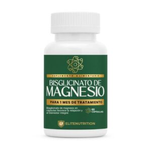 Bisglicinato de Magnesio, 60 Cápsulas